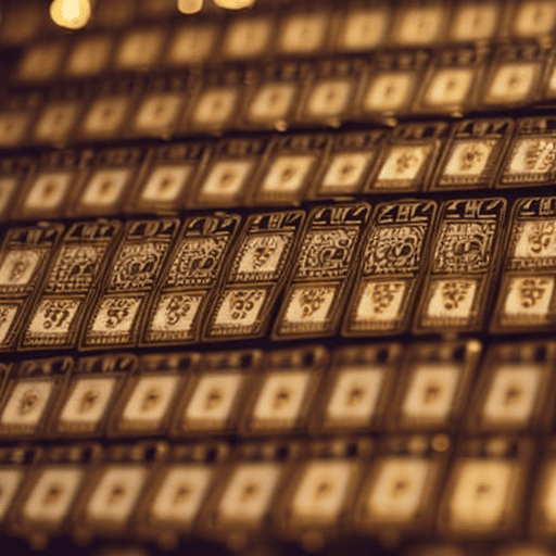 An image showcasing a tarot card spread with cards numerically aligned, highlighting the significance of numbers in tarot readings